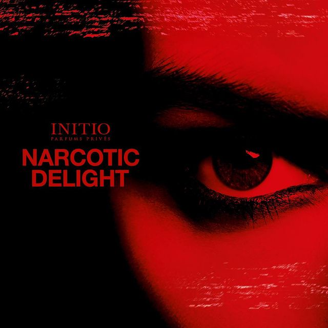 Photo by LXS - Luxury Cosmetics on February 02, 2024. May be an image of poster and text that says 'INITIO NARCOTIC DELIGHT'.