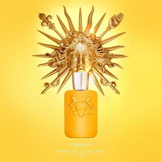 Photo by LXS - Luxury Cosmetics on March 06, 2024. May be an image of fragrance, perfume and text that says 'PERSEUS PARFUMS de MARLY PARIS'.